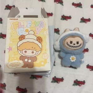 Popmart Popbean Fluffy Boy Plush Labubu Pendant
